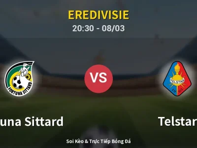 🔴 Trực Tiếp: Fortuna Sittard 1-2 Telstar – Link Xem Eredivisie (Full HD)
