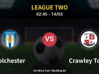 Kết Quả: Colchester 0-0 Crawley Town – Highlight & Bàn Thắng | League Two
