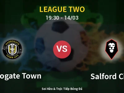 Kết Quả: Harrogate Town 0-1 Salford City – Highlight & Bàn Thắng | League Two