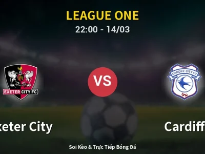 🔴 Trực Tiếp: Exeter City 0-0 Cardiff – Link Xem League One (Full HD)