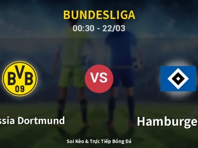Kết Quả: Borussia Dortmund 3-2 Hamburger SV – Highlight & Bàn Thắng | Bundesliga