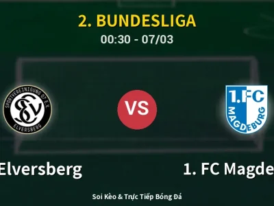 Kết Quả: SV Elversberg 1-0 1. FC Magdeburg – Highlight & Bàn Thắng | 2. Bundesliga