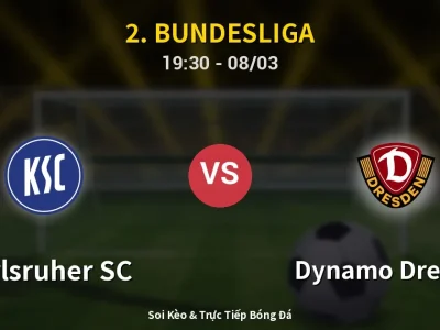 🔴 Trực Tiếp: Karlsruher SC 1-3 Dynamo Dresden – Link Xem 2. Bundesliga (Full HD)