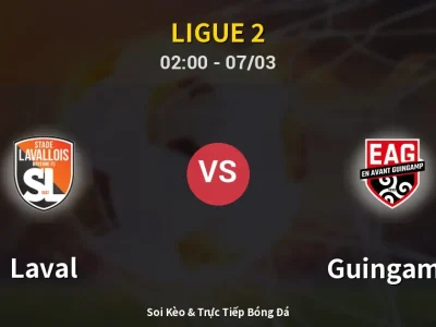 Kết Quả: Laval 2-2 Guingamp – Highlight & Bàn Thắng | Ligue 2