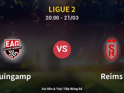🔴 Trực Tiếp: Guingamp 0-1 Reims – Link Xem Ligue 2 (Full HD)