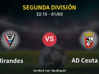 🔴 Trực Tiếp: Mirandes 0-0 AD Ceuta FC – Link Xem Segunda División (Full HD)