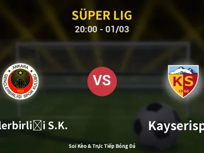 Kết Quả: Gençlerbirliği S.K. 0-0 Kayserispor – Highlight & Bàn Thắng | Süper Lig