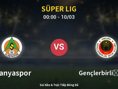 Kết Quả: Alanyaspor 0-0 Gençlerbirliği S.K. – Highlight & Bàn Thắng | Süper Lig
