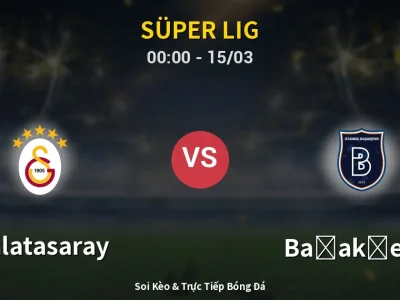 Kết Quả: Galatasaray 3-0 Başakşehir – Highlight & Bàn Thắng | Süper Lig