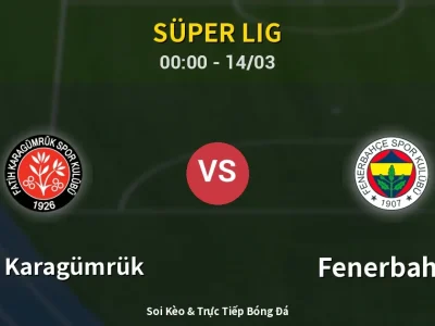 Kết Quả: Fatih Karagümrük 2-0 Fenerbahçe – Highlight & Bàn Thắng | Süper Lig