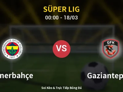 Kết Quả: Fenerbahçe 4-1 Gaziantep FK – Highlight & Bàn Thắng | Süper Lig