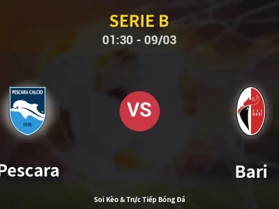 Kết Quả: Pescara 4-0 Bari – Highlight & Bàn Thắng | Serie B