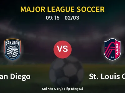 Kết Quả: San Diego 2-0 St. Louis City – Highlight & Bàn Thắng | Major League Soccer