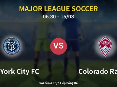 Kết Quả: New York City FC 3-1 Colorado Rapids – Highlight & Bàn Thắng | Major League Soccer