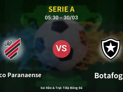 Kết Quả: Atletico Paranaense 4-1 Botafogo – Highlight & Bàn Thắng | Serie A