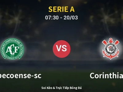 Kết Quả: Chapecoense-sc 0-0 Corinthians – Highlight & Bàn Thắng | Serie A