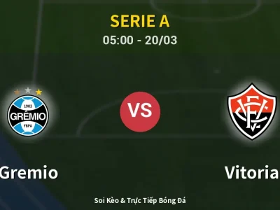 Kết Quả: Gremio 2-0 Vitoria – Highlight & Bàn Thắng | Serie A