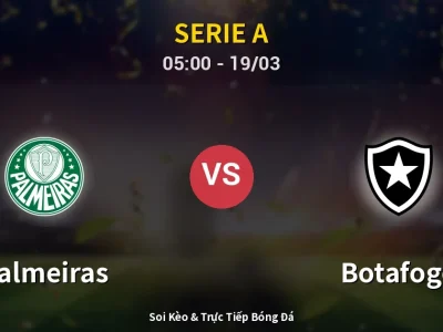 Kết Quả: Palmeiras 2-1 Botafogo – Highlight & Bàn Thắng | Serie A