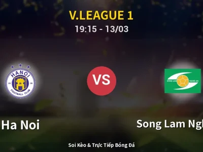 Kết Quả: Ha Noi 3-0 Song Lam Nghe An – Highlight & Bàn Thắng | V.League 1