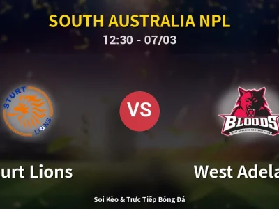 Kết Quả: Sturt Lions 4-3 West Adelaide – Highlight & Bàn Thắng | South Australia NPL
