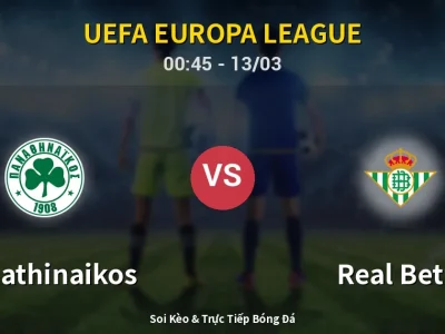 Kết Quả: Panathinaikos 1-0 Real Betis – Highlight & Bàn Thắng | UEFA Europa League