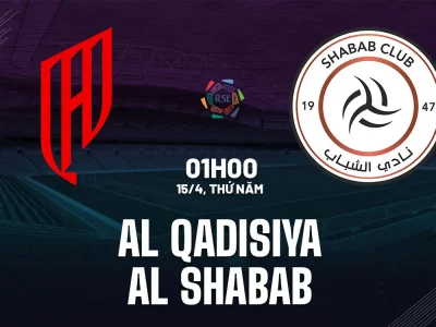 Al Qadisiya vs Al Shabab: Thử thách sân nhà, cơ hội cho đội khách? | Dự đoán 1h00 15/4