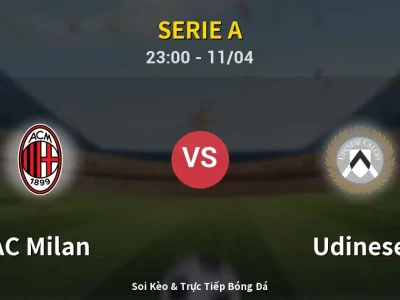 Soi Kèo AC Milan vs Udinese – 23:00 11/04 | Nhận Định, Dự Đoán Tỷ Số