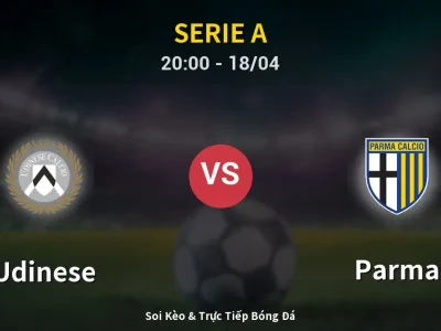 Soi Kèo Udinese vs Parma – 20:00 18/04 | Nhận Định, Dự Đoán Tỷ Số