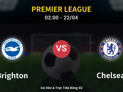 Kết Quả: Brighton 3-0 Chelsea – Highlight & Bàn Thắng | Premier League