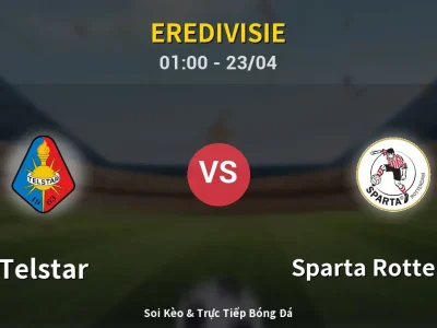 Kết Quả: Telstar 4-1 Sparta Rotterdam – Highlight & Bàn Thắng | Eredivisie