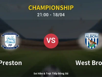 Soi Kèo Preston vs West Brom – 21:00 18/04 | Nhận Định, Dự Đoán Tỷ Số
