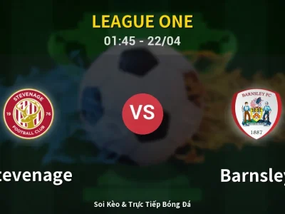 Kết Quả: Stevenage 1-0 Barnsley – Highlight & Bàn Thắng | League One