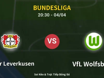Soi Kèo Bayer Leverkusen vs VfL Wolfsburg – 20:30 04/04 | Nhận Định, Dự Đoán Tỷ Số