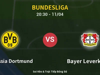 Soi Kèo Borussia Dortmund vs Bayer Leverkusen – 20:30 11/04 | Nhận Định, Dự Đoán Tỷ Số