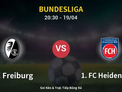 🔴 Trực Tiếp: SC Freiburg 0-0 1. FC Heidenheim – Link Xem Bundesliga (Full HD)