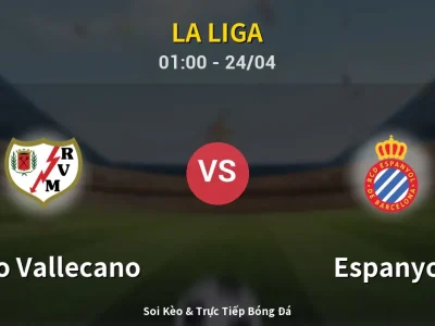 Kết Quả: Rayo Vallecano 1-0 Espanyol – Highlight & Bàn Thắng | La Liga