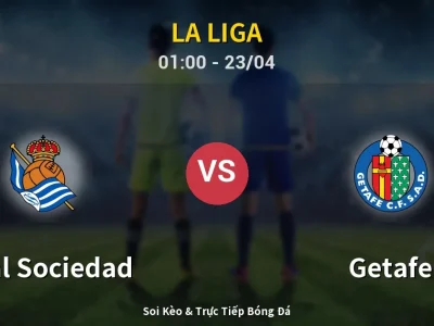 Kết Quả: Real Sociedad 0-1 Getafe – Highlight & Bàn Thắng | La Liga