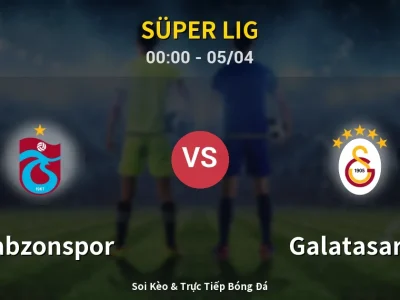 Kết Quả: Trabzonspor 2-1 Galatasaray – Highlight & Bàn Thắng | Süper Lig