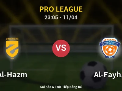 Soi Kèo Al-Hazm vs Al-Fayha – 23:05 11/04 | Nhận Định, Dự Đoán Tỷ Số