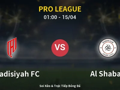 Kết Quả: Al-Qadisiyah FC 2-2 Al Shabab – Highlight & Bàn Thắng | Pro League
