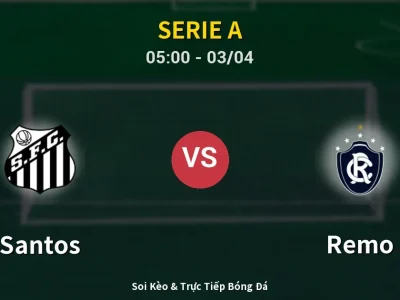 Kết Quả: Santos 2-0 Remo – Highlight & Bàn Thắng | Serie A