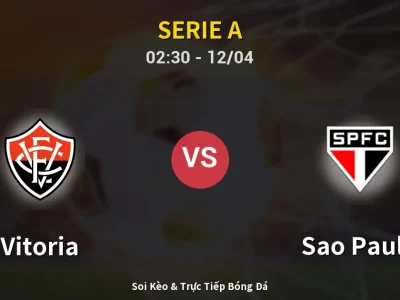 Kết Quả: Vitoria 2-0 Sao Paulo – Highlight & Bàn Thắng | Serie A