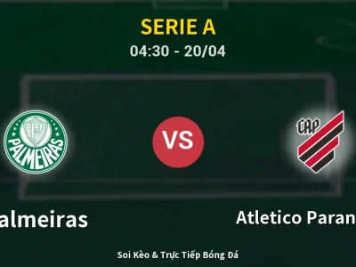 Kết Quả: Palmeiras 1-0 Atletico Paranaense – Highlight & Bàn Thắng | Serie A