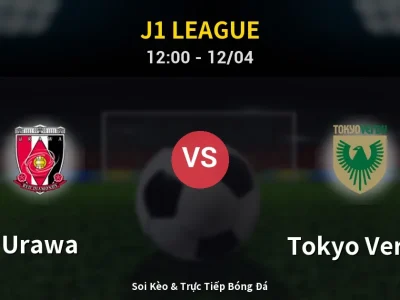 Kết Quả: Urawa 1-1 Tokyo Verdy – Highlight & Bàn Thắng | J1 League