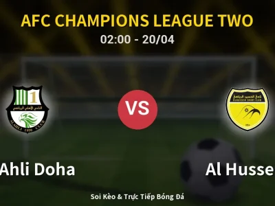 Kết Quả: Al Ahli Doha 3-1 Al Hussein – Highlight & Bàn Thắng | AFC Champions League Two