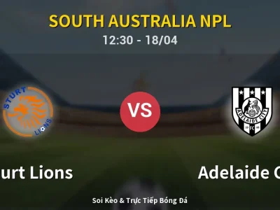 Soi Kèo Sturt Lions vs Adelaide City – 12:30 18/04 | Nhận Định, Dự Đoán Tỷ Số