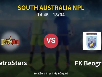 Soi Kèo MetroStars vs FK Beograd – 14:45 18/04 | Nhận Định, Dự Đoán Tỷ Số