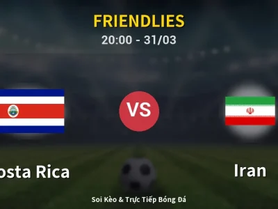 🔴 Trực Tiếp: Costa Rica 0-5 Iran – Link Xem Friendlies (Full HD)