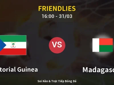 Kết Quả: Equatorial Guinea 1-1 Madagascar – Highlight & Bàn Thắng | Friendlies